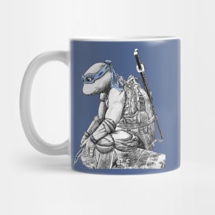 Teenage Mutant Ninja Turtles - Leonardo B&W Mug